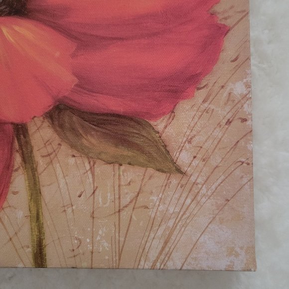 Pamela Gladding Orange Poppie Wrapped Canvas Art Print Wall Decor - Picture 5 of 5